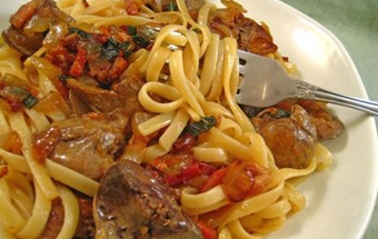 Куриная печень «быстрое угощение» Куриная печень «быстрое угощение»