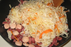 Солянка с капустой Солянка с капустой