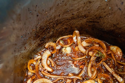 Кусочки баранины в вине Кусочки баранины в вине