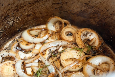 Кусочки баранины в вине Кусочки баранины в вине