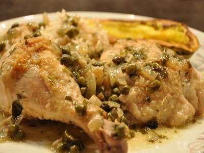 Курица с каперсами Курица с каперсами