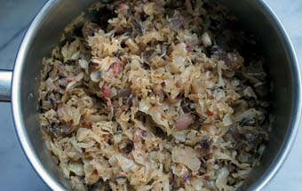 Грибы с квашеной капустой Грибы с квашеной капустой