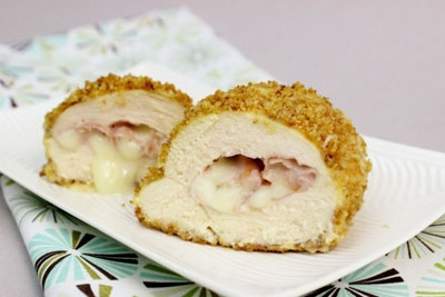 Курица с ветчиной и сыром Курица с ветчиной и сыром
