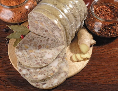 Зельц из свиной головы — домашняя мясная закуска под пресс Зельц из свиной головы — домашняя мясная закуска под пресс