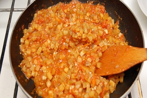 Перец фаршированный овощами Перец фаршированный овощами