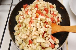 Перец фаршированный овощами Перец фаршированный овощами