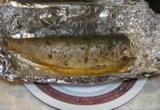 Форель с яблоками Форель с яблоками