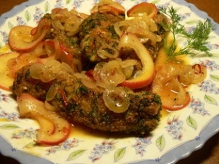 Форель с яблоками Форель с яблоками