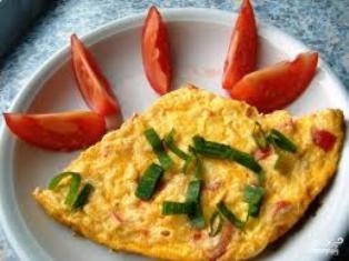 Классический омлет с молоком и мукой Классический омлет с молоком и мукой