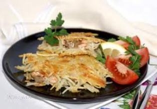 Лосось в картофельной корочке Лосось в картофельной корочке