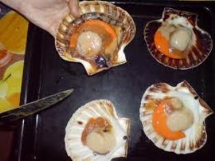 Морской гребешок, запеченный под сыром Морской гребешок, запеченный под сыром