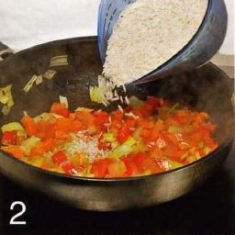 Жареные гребешки с рисом Жареные гребешки с рисом