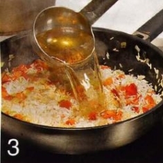 Жареные гребешки с рисом Жареные гребешки с рисом
