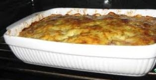 Запеканка из фарша, баклажанов, помидоров и картофеля Запеканка из фарша, баклажанов, помидоров и картофеля