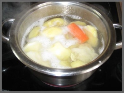 Картофельная запеканка с курицей и шпинатом Картофельная запеканка с курицей и шпинатом