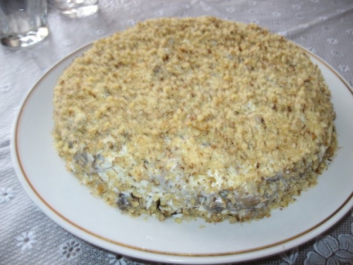 Салат "Соломенная шляпка" Салат "Соломенная шляпка"