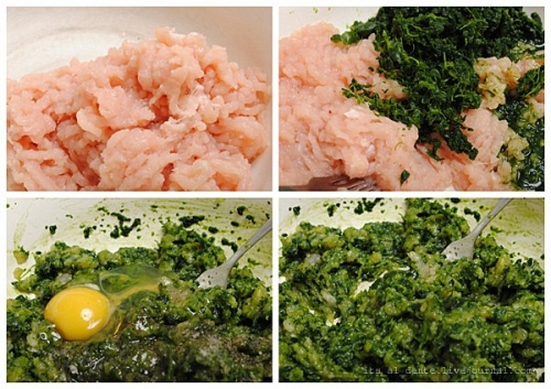 Картофельная запеканка с курицей и шпинатом Картофельная запеканка с курицей и шпинатом