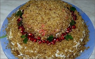 Салат "Соломенная шляпка" Салат "Соломенная шляпка"