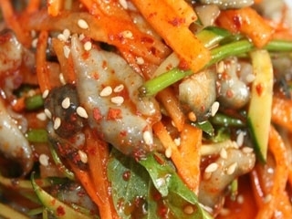Трепанг с овощами Трепанг с овощами