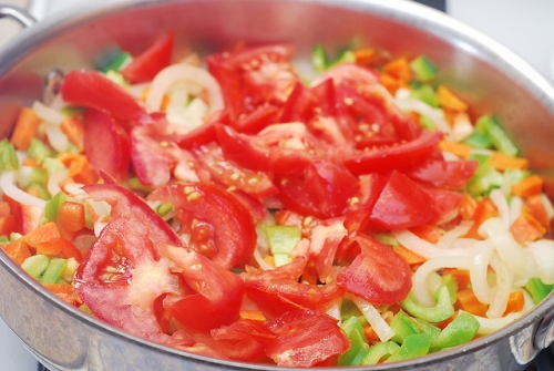Тушеная баранина с овощами Тушеная баранина с овощами