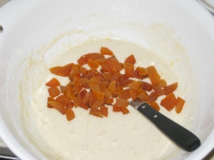 Оладьи с курагой Оладьи с курагой
