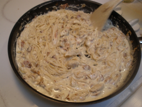 Карбонара с курицей Карбонара с курицей