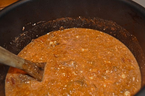 Говядина с макаронами Говядина с макаронами