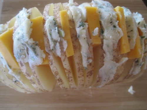Запеченный картофель в духовке гармошка Запеченный картофель в духовке гармошка
