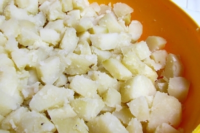 Немецкий картофельный салат овощной Немецкий картофельный салат овощной
