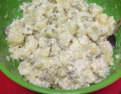 Немецкий картофельный салат овощной Немецкий картофельный салат овощной