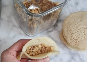 Арабские блинчики с начинкой Арабские блинчики с начинкой