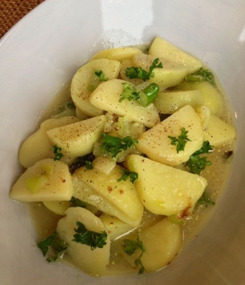 Горчичный картофель по-немецки