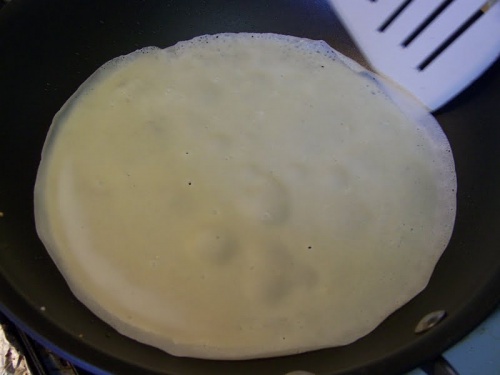 Блины с творогом и изюмом Блины с творогом и изюмом