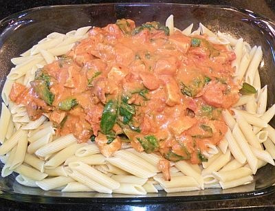 Запеканка с курицей и макаронами Запеканка с курицей и макаронами