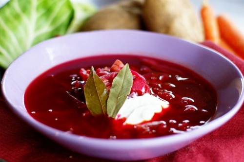 Борщ с фасолью и грибами Борщ с фасолью и грибами