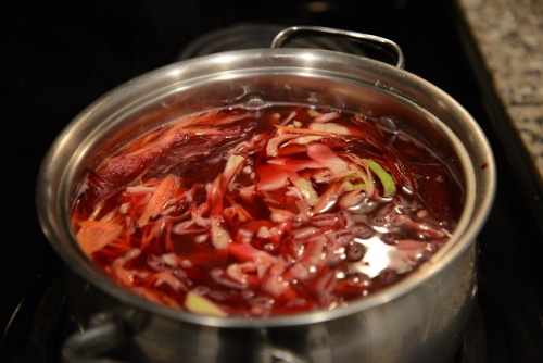 Борщ с фасолью и грибами Борщ с фасолью и грибами