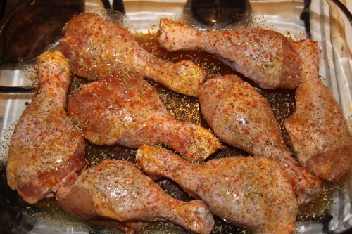Куриные голени в духовке Куриные голени в духовке