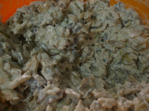 Салат с курицей и грибами Салат с курицей и грибами