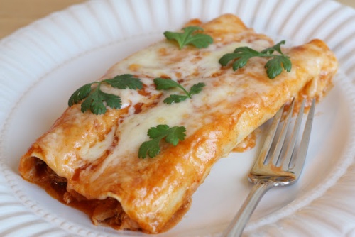 Энчиладас с курицей Энчиладас с курицей
