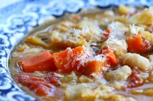 Фасоль с тушеными овощами Фасоль с тушеными овощами
