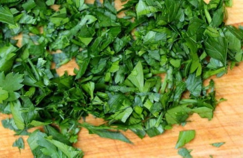 Салат с копченой курицей Салат с копченой курицей
