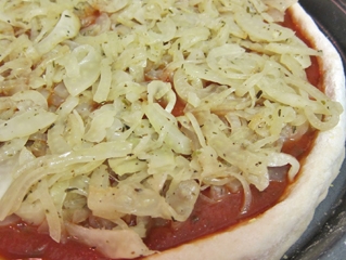 Пицца с луком Пицца с луком