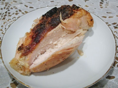 Курица запеченная на бутылке Курица запеченная на бутылке