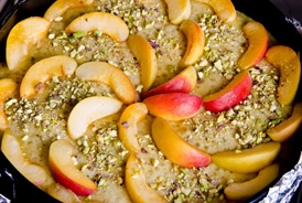 Пирог с яблоками и курагой Пирог с яблоками и курагой