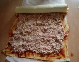 Куриные розочки в тесте Куриные розочки в тесте