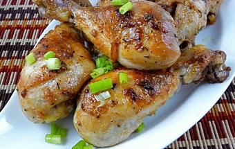 Запеченная куриная голень Запеченная куриная голень