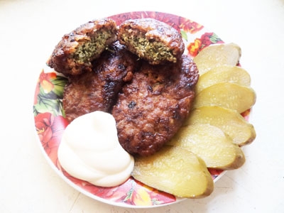 Мясные зразы с яйцом Мясные зразы с яйцом