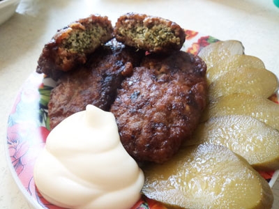 Мясные зразы с яйцом Мясные зразы с яйцом