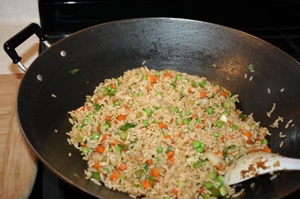 Пряный рис с овощами Пряный рис с овощами