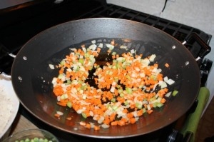 Пряный рис с овощами Пряный рис с овощами